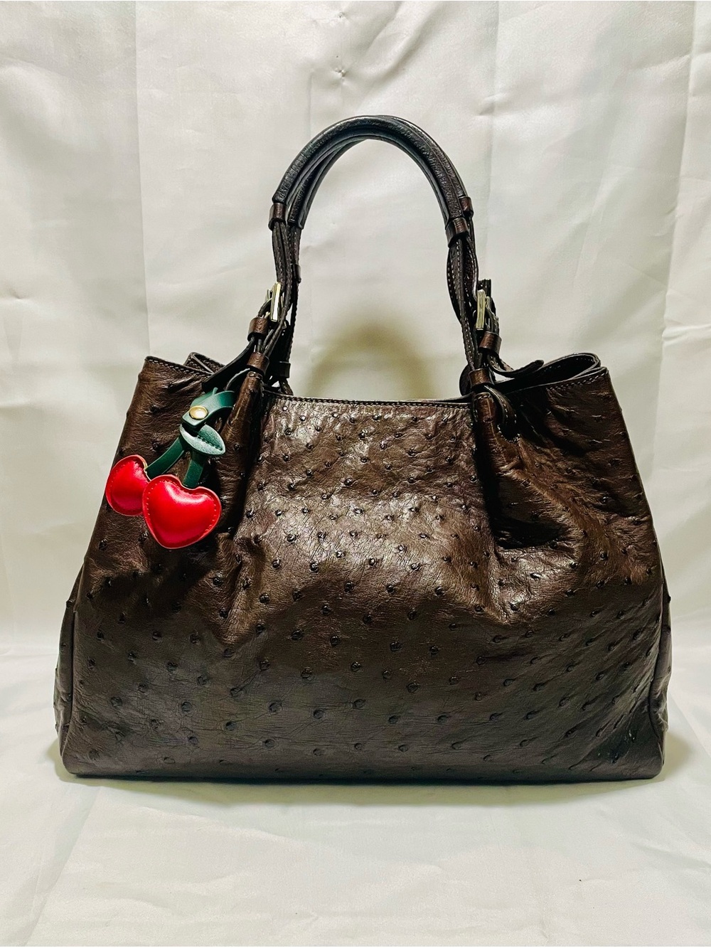 Katharina Karl Luxury Full-Quill Ostrich Leather Tote Bag ✨Artisan Limited Ed✨
